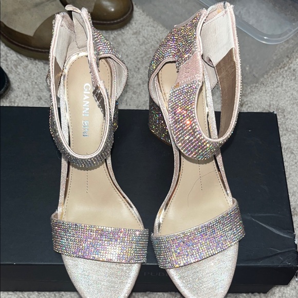 Gianni Bini Multicolor Glitter Heels - Picture 2 of 7